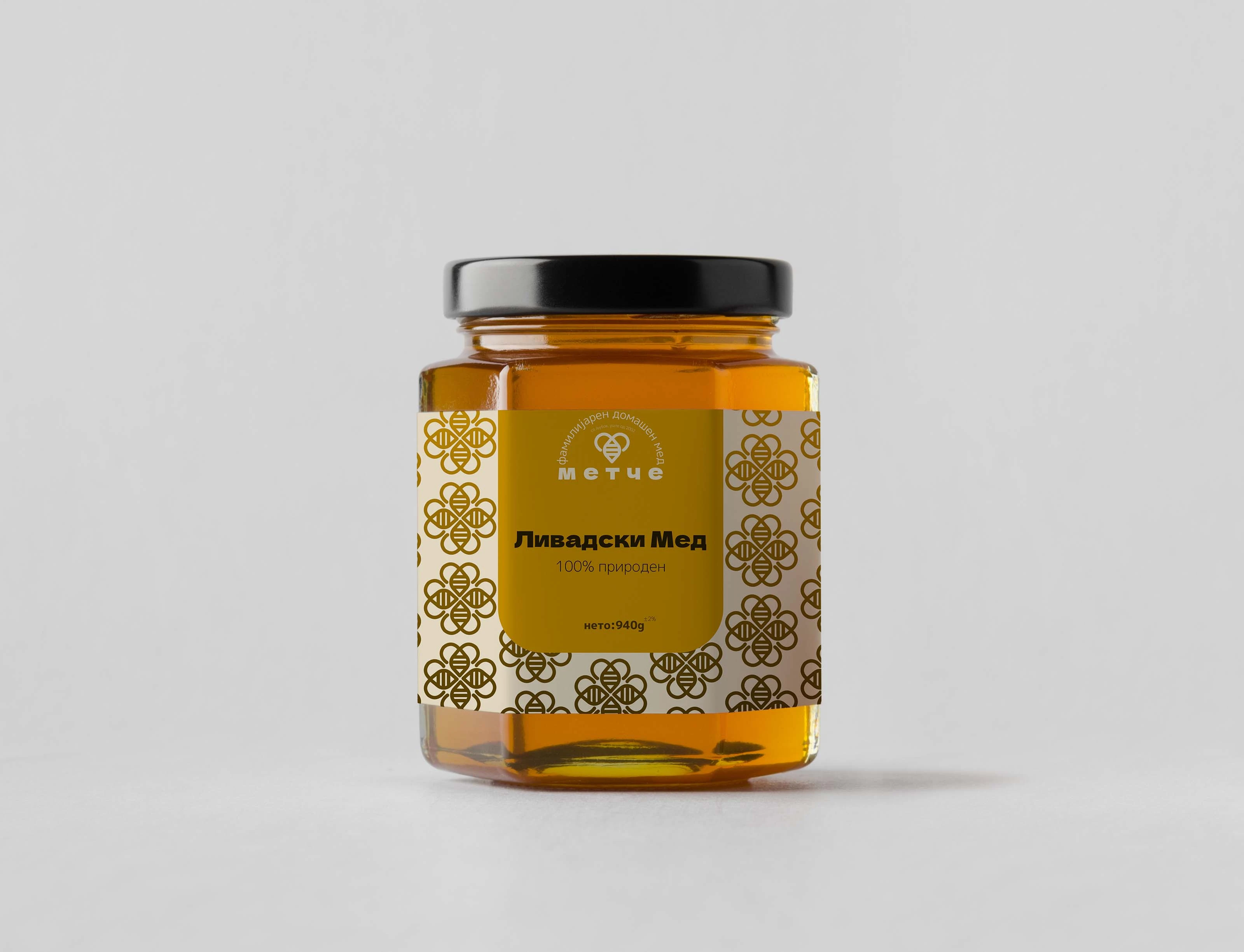 Meadow Honey, 340g raw honey
